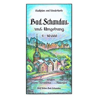 Böhm Wanderkarte Bad Schandau 1:10.000