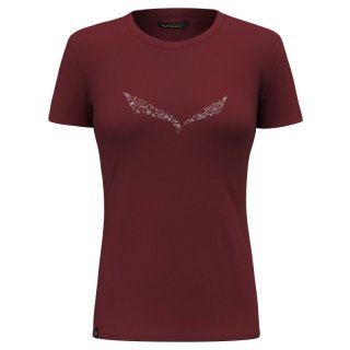 Salewa Solidlogo Dri-Release T-Shirt Damen - syrah 1570