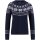 Ulvang Eio Sweater Damen Wollpullover, New Navy / Vanilla/ Woodrose