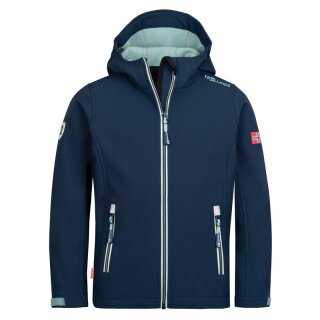 Trollkids Kids Trollfjord Jacket navy/aqua 132