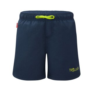 Trollkids Kids Balestrand Shorts mystic blue/green lizard 142
