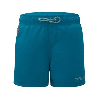 Trollkids Kids Balestrand Badehorts atlantic blue/dusky turquoise 197