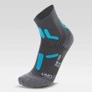 UYN  Woman Trekking 2In Socks Anthracite/Turquoise G439
