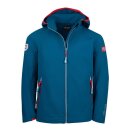 Trollkids Kids Kvalvika Jacket petrol/spicy red 151