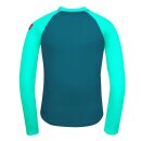 Trollkids Kids Kvalvika Shirt dark mint/petrol 143