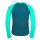 Trollkids Kids Kvalvika Shirt dark mint/petrol 143