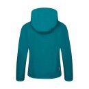 Trollkids Kids Sirdal Jacket Fleece-Hybridjacke, lake blue/bright orange