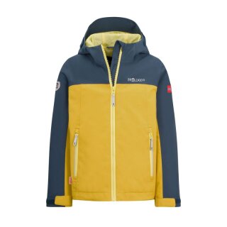 Trollkids Kids Telemark Jacket dark navy/ginger/sea sand 110