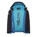 Trollkids Kids Telemark Jacket alpine blue/black/pool...