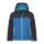 Trollkids Kids Telemark Jacket alpine blue/black/pool blue 144