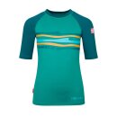 Trollkids Kids Haukland BadeT-Shirt, sea green/lagoon green