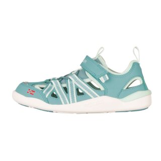 Trollkids Kids Saltfjord Barefoot Sandal aqua haze/aqua marble 137