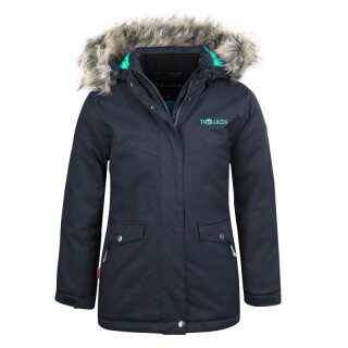 Trollkids Girls Oslo Coat XT anthracite/mint