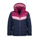 Trollkids Girls Gryllefjord Winterjacke, navy/plum/mauve