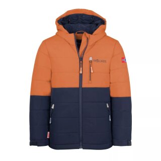 Trollkids Kids Hemsedal Snow Jacket XT Ski- Winterjacke, night sky/cinnamon