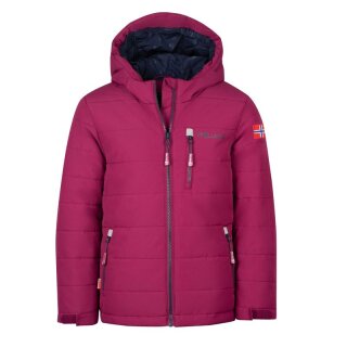 Trollkids Kids Hemsedal Snow Jacket XT Ski- Winterjacke, plum/navy