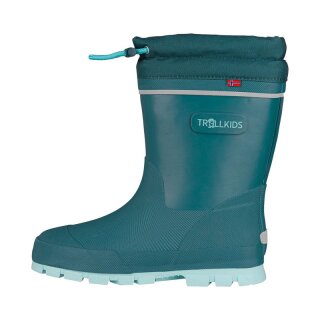 Trollkids Kids Isfjord Thermo Winter Rubber Boot XT Gummistiefel, teal