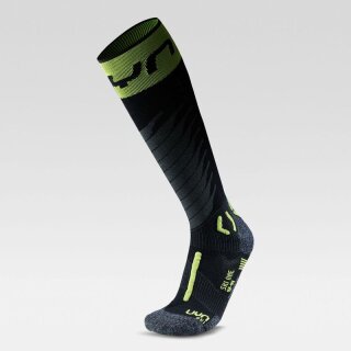 UYN Man Ski One Merino Socks Black/Lime B205