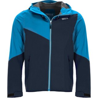 PRO-X elements Herren-Stretch-Regenjacke LIAM, marine/directoire