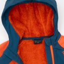 Trollkids Kids Nordkapp Overall deep orange/madeira blue