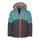 Trollkids Kids Gryllefjord Winterjacke, stormy blue/black/flame orange