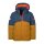 Trollkids Kids Gryllefjord Winterjacke, bronze/mystic blue/flame orange