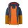 Trollkids Kids Gryllefjord Winterjacke, bronze/mystic blue/flame orange