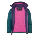 Trollkids Girls Gryllefjord Winterjacke, midnight petrol/deep violet/dark pink