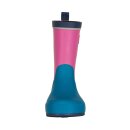 Trollkids Kids Lysefjord Rubber Boots light magenta/dark turquoise/madeira blue 240