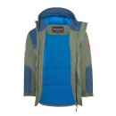 Trollkids Kids Finnmark Winterjacke XT,  ivy/mystic blue/electric blue