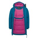 Trollkids Girls Aurland Coat XT Wintermantel, madeira blue/bright berry