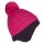 Trollkids Kids Flekkefjord Reflective Cap Bommelmütze, dark pink