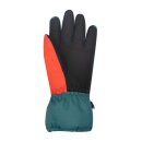 Trollkids Kids Rauland Glove Fingerhandschuhe, stormy blue/flame orange/black