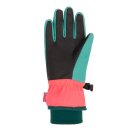 Trollkids Kids Trolltunga Glove Fingerhandschuhe, midnight petrol/coral pink/dusty teal
