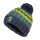 Trollkids Kids Troll Bobble Cap Bommelmütze, glow green/mystic blue/nordic blue