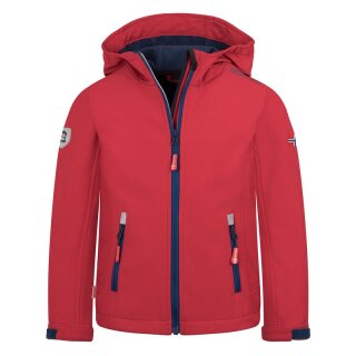 Trollkids Kids Trollfjord Jacket bright red/mystic blue 410