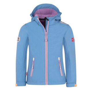 Trollkids Girls Trollfjord Jacket cornflower/violet sorbet 149