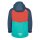 Trollkids Kids Nusfjord Jacket red clay/mystic blue/blue coral 423