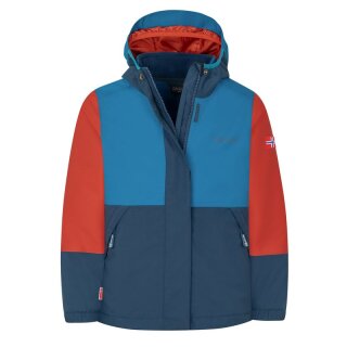 Trollkids Kids Kjerak 3in1 Jacket summernight blue/red clay/mystic blue 161
