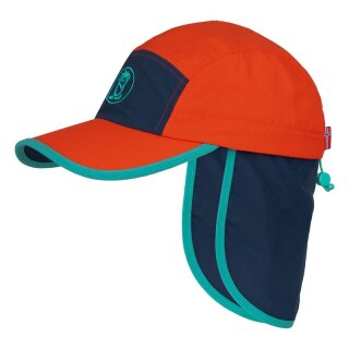 Trollkids Kids Troll Cap XT fire red/mystic blue/blue coral 400