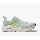 Hoka Clifton 10 Damen Laufschuhe, SEA GLASS / NEON FLAME