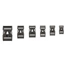Vaude Steckschnalle 25 mm Single Adjust black -