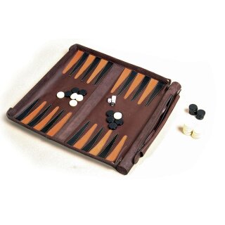 Leathersafe Roll & Play Packgammon