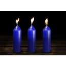 UCO Kerzen blau Citronella 3 St&uuml;ck