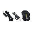 BasicNature Feuerzeug Arc USB waterproof schwarz