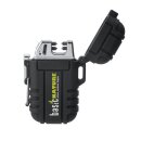 BasicNature Feuerzeug Arc USB waterproof schwarz