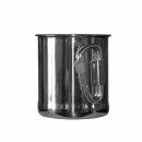 BasicNature Edelstahlbecher Space Safer Thermo  0,33 L Karabiner