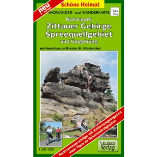 Barthel Verlag Naturpark Zittauer Gebirge Rad- und Wanderkarte 1:35.000 #058